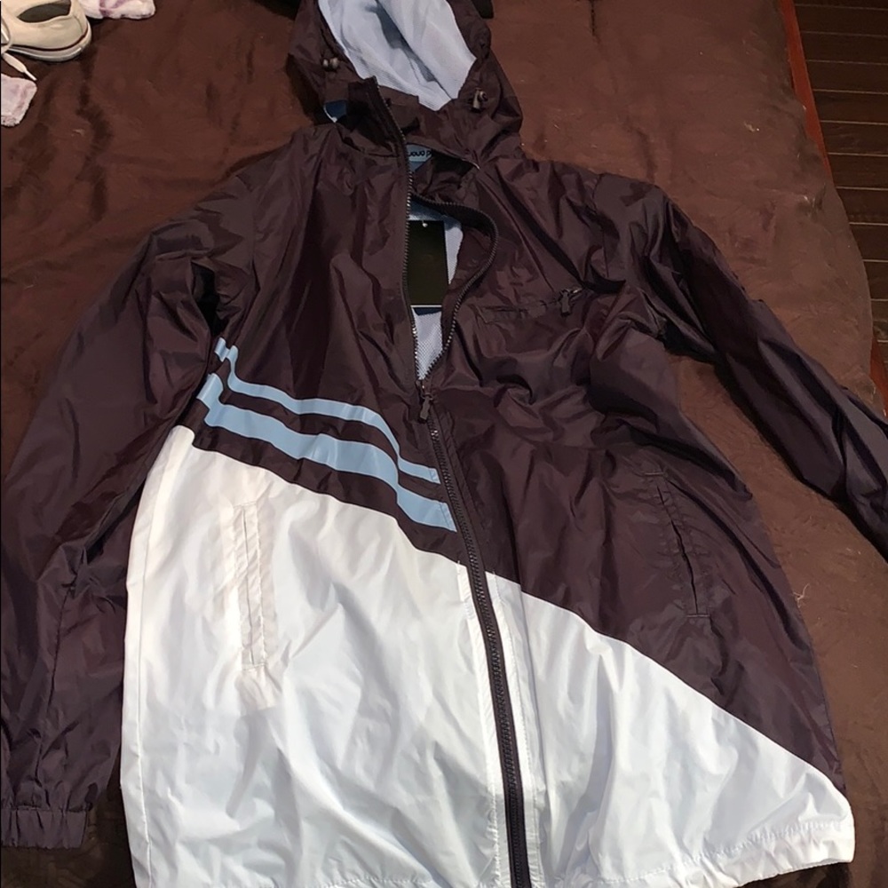 Multicolored windbreaker